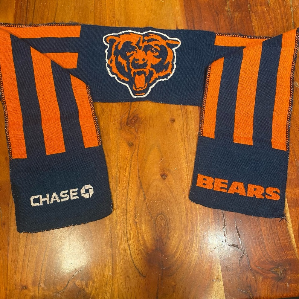 NFL‎ Chicago Bears Scarf - Orange and Blue- bears logo